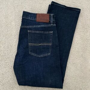 Jos. A. Bank Reserve Men's Dark Wash Denim Traditional Fit Straight Leg Jeans